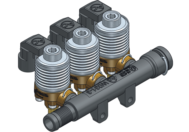 Форсунки STAG W-031 BFC 3 цилиндра (WGM2431AH-)