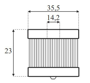 Фильтр газовый пропан Certools F701 для жидкой фазы D6 М10х1