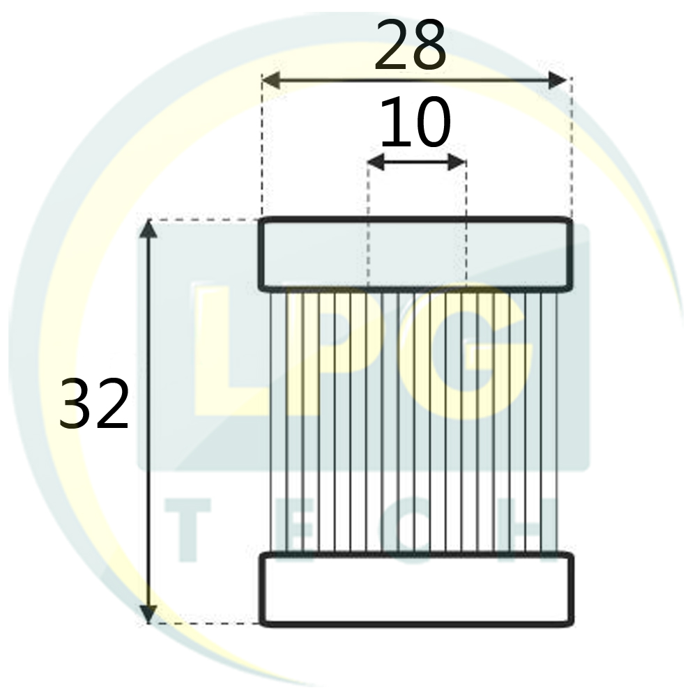 Фильтр к редуктору Lovato RGJ-3.2L (CI-233)