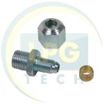 Переходник для мультиклапана и редуктора D6 мм (M10x1) – D8 мм (G1/4)