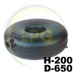 Баллон пропановый Atiker 51 литр 200х650 мм под запасное колесо наружный