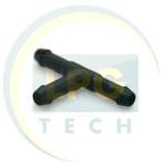 Тройник вакуумный пластиковый 5х5х5 мм для гбо (TE.051)