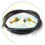 Трубка термопластиковая FARO D8 мм (2 метра со штуцерами прямой+угловой)