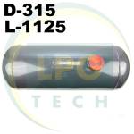 Баллон пропан цилиндрический Atiker 80 литров 315 х 1125 мм