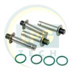 Ремкомплект газовых форсунок OMVL 4 цилиндра (пластиковая планка)