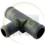 Тосольный тройник 16х16х10 мм пластик