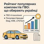 Рейтинг популярных комплектов ГБО 4 поколения: что выбирают украинцы?