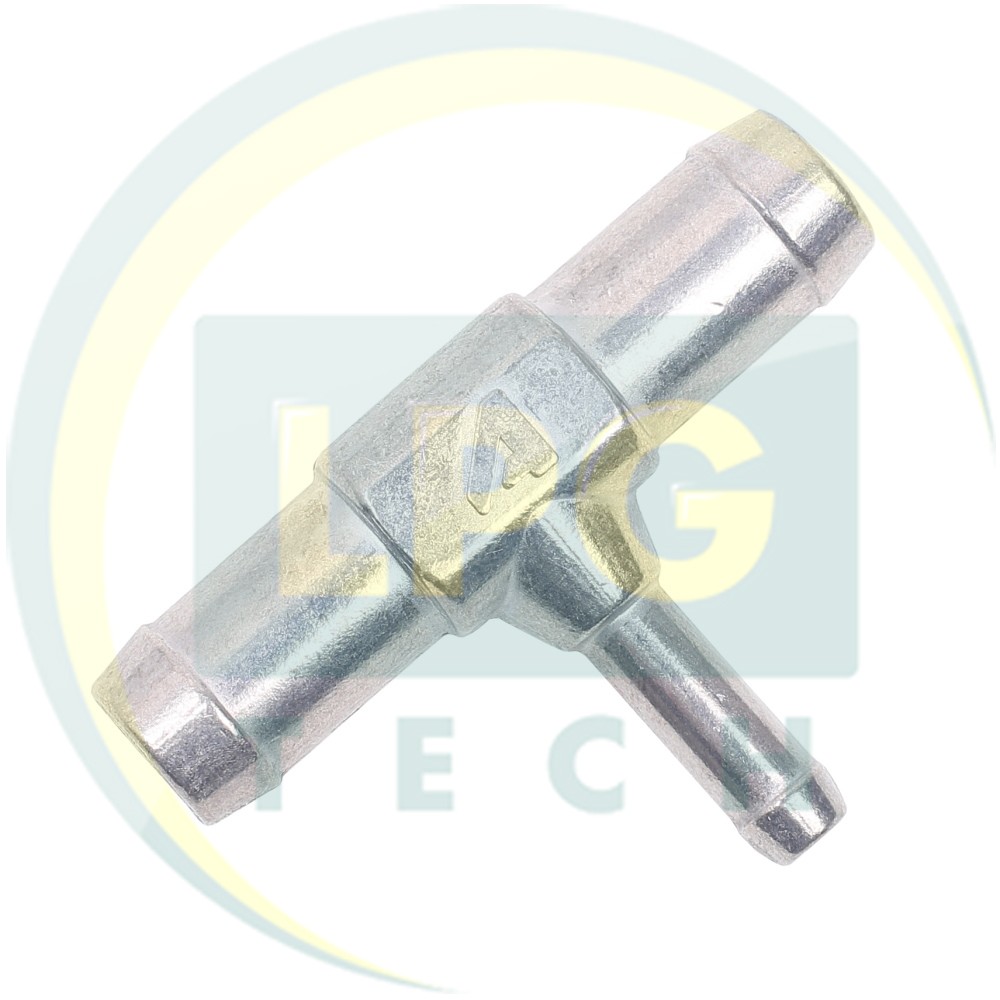 Тройник для охлаждающей жидкости металлический 16x16x8 мм