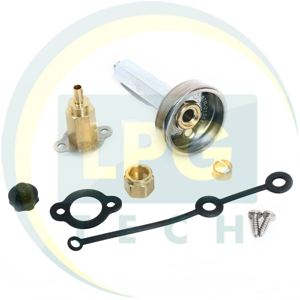 ВЗУ Tomasetto в лючок длинный под термопластиковую трубку (MVAT3306TP)