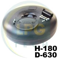 Тороидальный баллон 180х630 мм 42 литра Evas