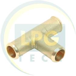 Тройник тосольный Gomet 16x16x16 мм латунь