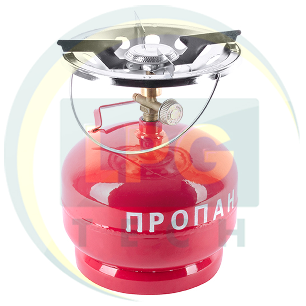 Комплект кемпинговый газовый 5 л Intertool (GS-0005)