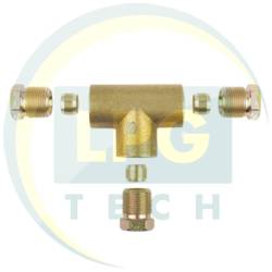 Тройник соединительный Atiker (пропан) D8xD8xD8 (ST.010)