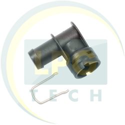 Переходник для форсунки Barracuda D12 угловой (пластик)