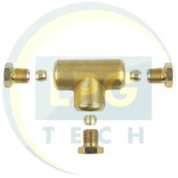 Тройник соединительный Atiker (пропан) D6xD6xD6 (ST.001)