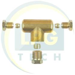 Тройник соединительный Atiker (пропан) D6xD6xD8