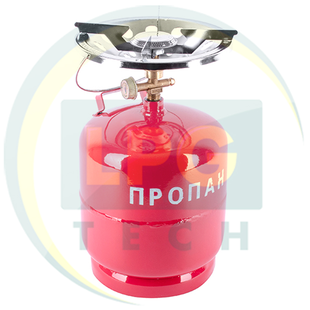 Комплект кемпинговый газовый 8 л Intertool (GS-0008)