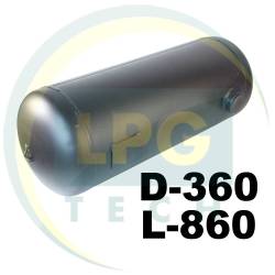 Баллон пропан Green Gas цилиндрический  80 литров 360 х 860 мм