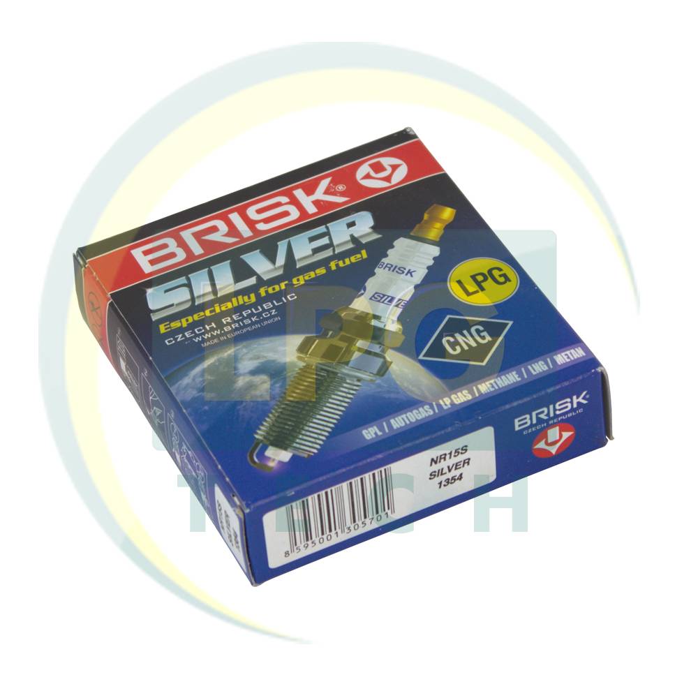 Свечи зажигания Brisk Silver NR15S.4K (упаковка 4 штуки)