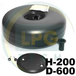 Тороидальный баллон STEP 42 литра 200х600 мм