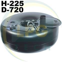 Тороидальный баллон 225х720 мм 72 л Green Gas