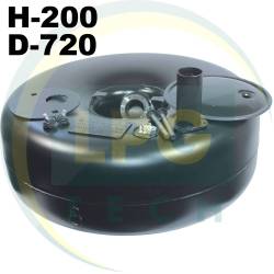 Тороидальный баллон Green Gas 60 литров 200х720 мм