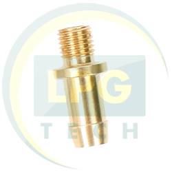 Штуцер выхода газа STAG W-02 и W-03 (D1,5 мм под рукав D6 мм с кольцом) (WGM-50AB+WGM-56AB)