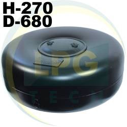 Тороидальный баллон 270 х 680 мм 79 литров Green Gas