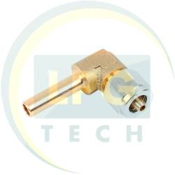 Штуцер-соединитель угловой для термопластиковой трубки D6 на гайку D8 (GZ-5312)