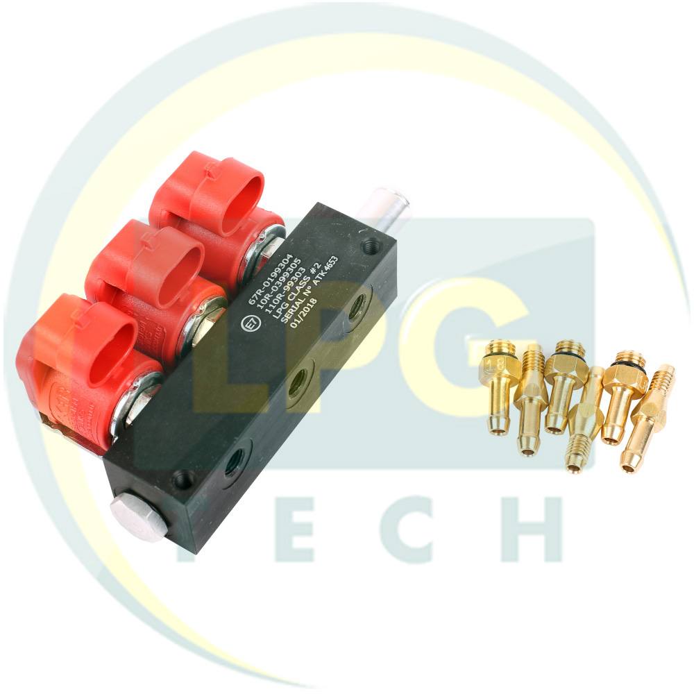 Форсунки Atiker AHC 3 цилиндра 3 Ом (K01.001851)
