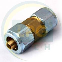 Переходник соединительный D8-D8 мм для термопластиковой трубки гбо (GZ-2313)