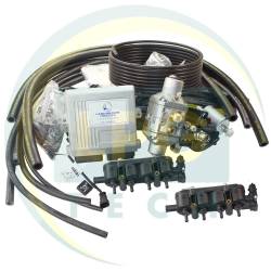 Мини-комплект Landi Renzo метан Omegas 8 цилиндров (Редуктор NG2 150-200 kW, форсунки MED Black medium)