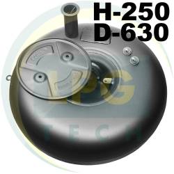 Тороидальный баллон Tugra 60 литров 250х630 мм