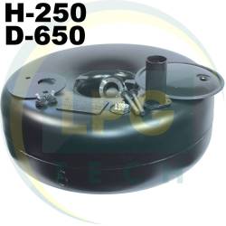 Тороидальный баллон 67 литров 250х650 мм Green Gas