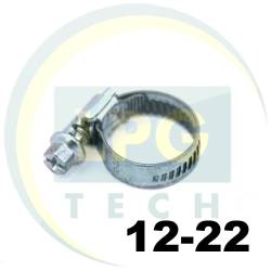 Хомут Norma червячный 12-22 мм