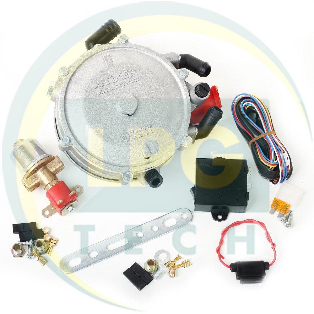 Миникит ГБО 2 поколения Atiker для инжекторных автомобилей