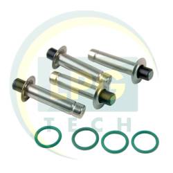 Ремкомплект газовых форсунок OMVL 4 цилиндра (пластиковая планка)