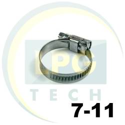 Хомут червячный HOP 7-11 мм