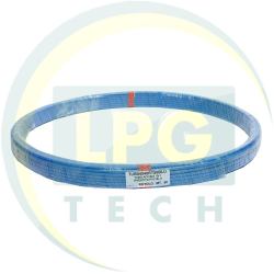 Трубка газовая стальная D6 в пластиковой оплетке, бухта 50 метров (TUBO4045RT50BLU)