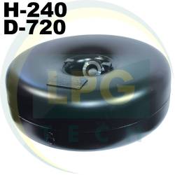 Тороидальный баллон 76 литров 240х720 мм Green Gas