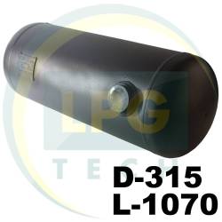 Баллон пропан цилиндрический 80 литров 315 х 1070 Green Gas