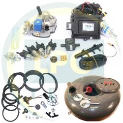 Комплект TECH DUO (Редуктор на выбор, форсунки Hana/Barracuda, баллон, мультиклапан, трубки, шланги)