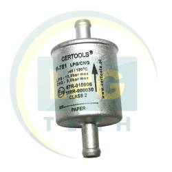 Фильтр Certools F781 (1 вход D12 – 1 выход D12 мм) с бумажным фильтрующим элементом