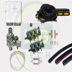 Мини-комплект Landi Renzo метан Omegas 6 цилиндров (Редуктор NG2 100-165 kW, форсунки MED Medium Black)