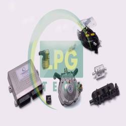 Мини-комплект Landi Renzo Omegas 4 цилиндра (Редуктор LI02 75-110 kW, форсунки MED Medium Black) с OBD
