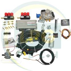 Мини-комплект STAG-300 PREMIUM 6 цилиндров (Редуктор Tomasetto Antartic/Artic, Gurtner Basic/Luxe S, KME Silver/Gold, форсунки Valtek/OMVL)