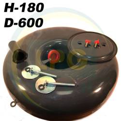 Баллон пропан тороидальный Харпромтех 35 литров 180х600 мм