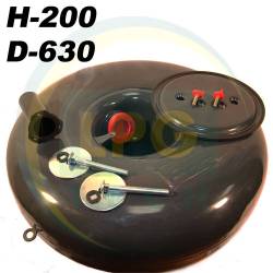 Баллон пропан Atiker 48 литров 200х630 мм под запасное колесо