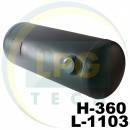 Баллон пропан цилиндрический 100 литров 360 х 1103 мм Evas