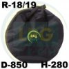 Чехол на запасное колесо R18/19 (D850 мм, H280 мм)